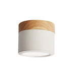 Bathroom Hallway Round Flush Mount Light Acrylic Macaron Loft Small Green/Grey/White Ceiling Lamp