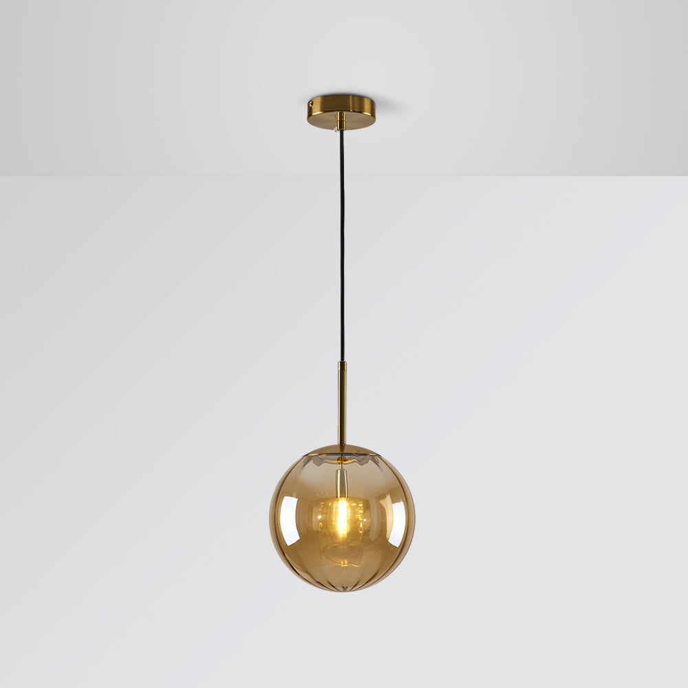Lexa Modern Metal/Glass Pendant Light