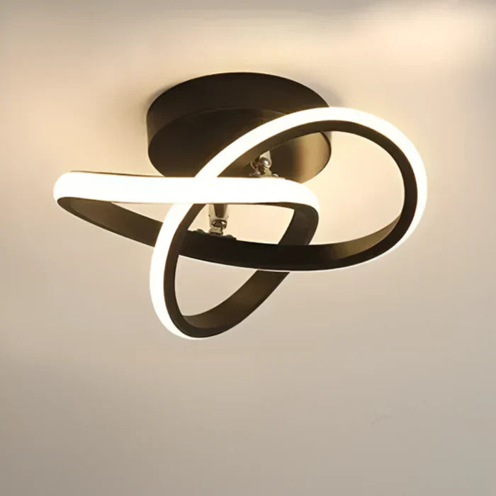 Modern LED Ceiling Light with Double Ring Design - Twilight Rings