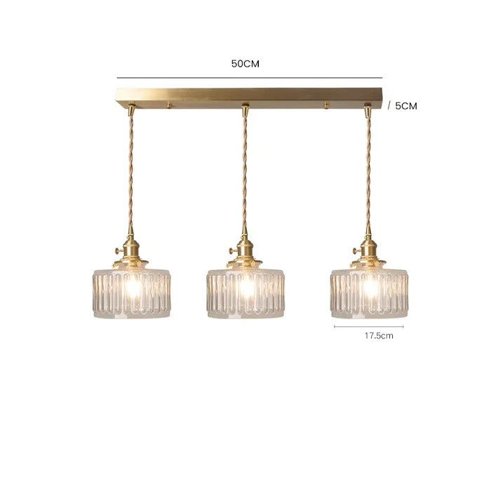 Vintage Crystal Pendant Light - Celeste