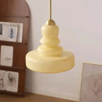 Designer Hanging Lamp with Milk Glass Bauhaus