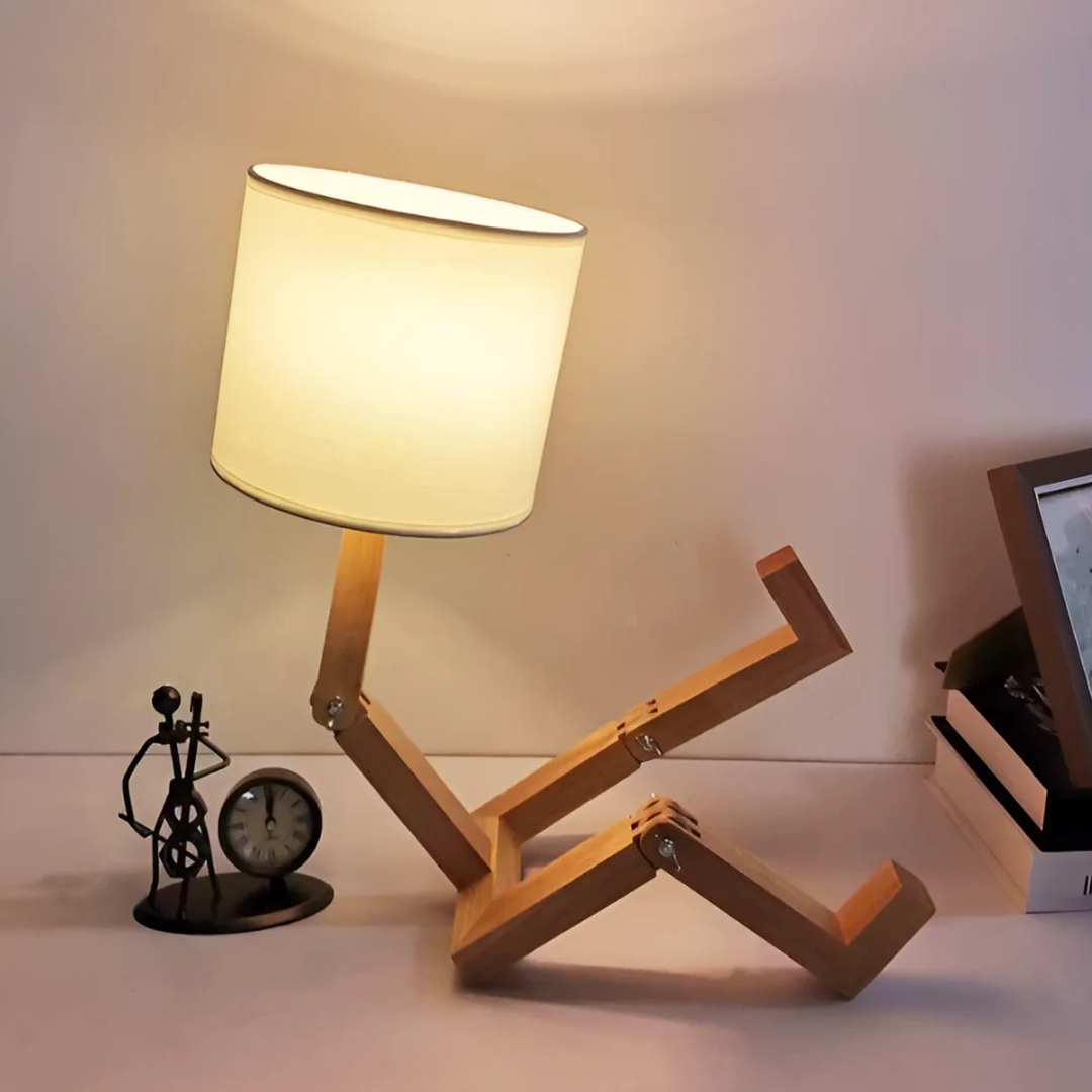 Rilna - Flexible Wooden Table Lamp