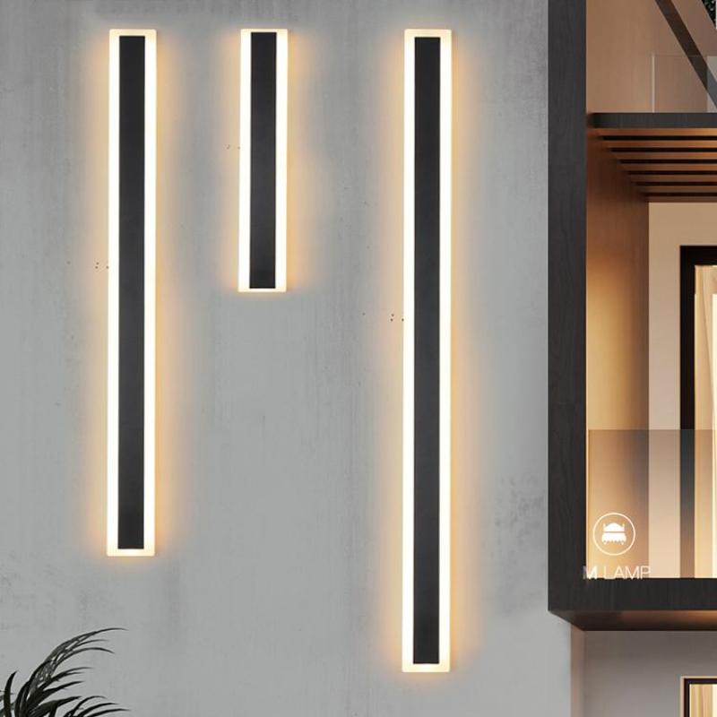 Vynn Modern Outdoor Waterproof LED Wall Sconce Black/White