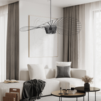 Rosland Vertigo Modern Straw Hat Pendant Light