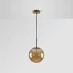 Lexa Modern Metal/Glass Pendant Light