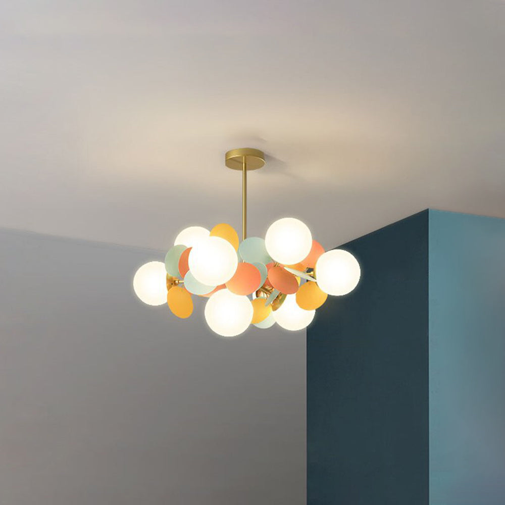 Nexen Multicolored Flower Branch Chandelier Living Room