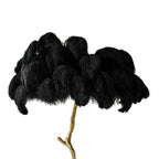 Luxury Feather/Colored Metal Floor Lamp