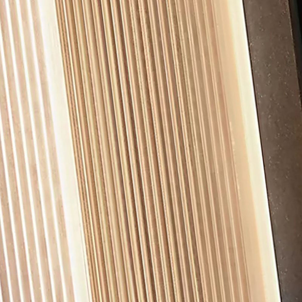 Yerin Modern Square Outdoor Wall Sconce Metal Acrylic Brown Terrace