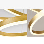 Remi Modern Metal Black/Gold/Coffee Suspension Ring