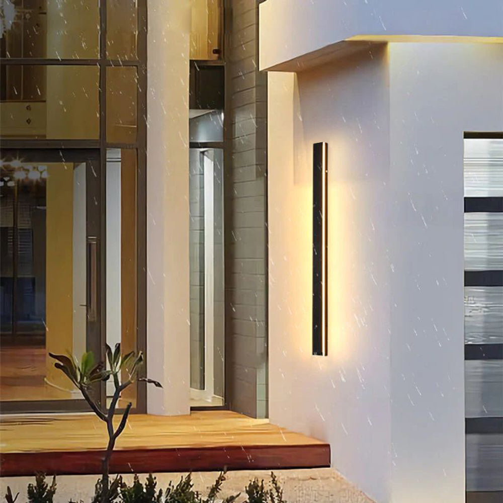 Elune Outdoor LED Wall Sconce Waterproof Minimalist Metal