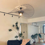 Zenro Modern Wave Suspension. Fabric. Black/Brown/Gold/White. Living Room