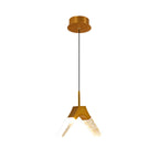 Orb/Teardrop/Arc Shape Pendulum Light Minimalist Clear Crystal Glass LED Gold Hanging Ceiling Lamp