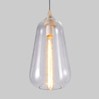 Global/Gourd/Ellipse Pendant Light Contemporary Smoky/Amber/White Glass 1 Light Dining Room Hanging Ceiling Lamp