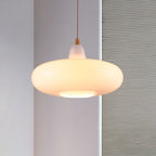 Global/Gourd/Ellipse Pendant Light Contemporary Smoky/Amber/White Glass 1 Light Dining Room Hanging Ceiling Lamp
