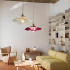 Myloq - Retro Lotus Glass Pendant Lamp