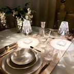 Crystal Table Lamp with Touch Control - LumeCrystal