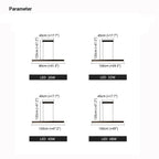 Arisha Modern LED Pendant Light Linear Black/Brown Dining Room Metal