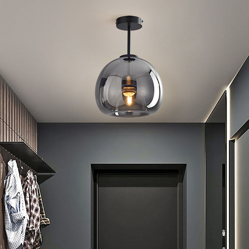 Rhea Glass Semi-Flush Mount Ceiling Light/Pendant Light