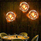 Valentina Modern Artistic Wall Lamp in Amber Luxury Lighting