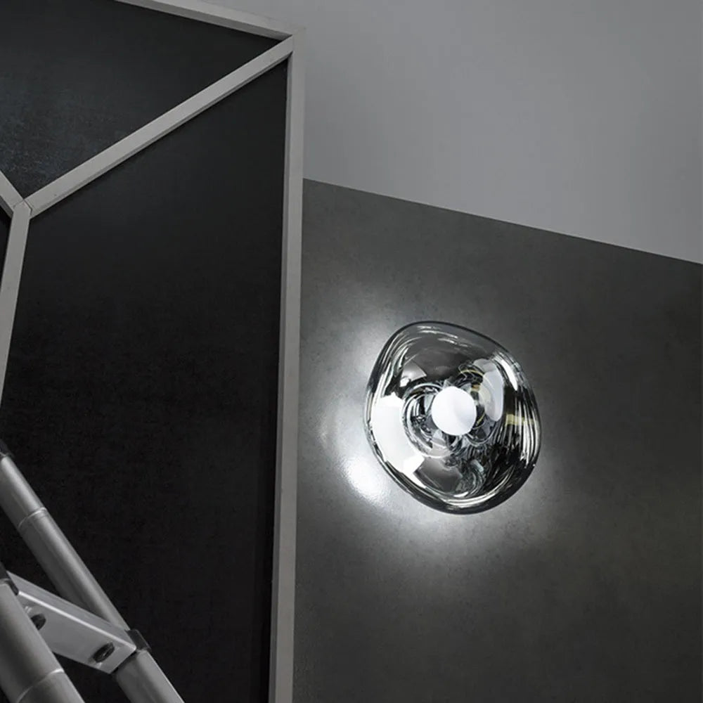 Valentina Modern Artistic Wall Lamp in Amber Luxury Lighting