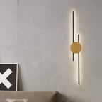 Saela Modern Linear 2 Colour Metal Wall Lamp