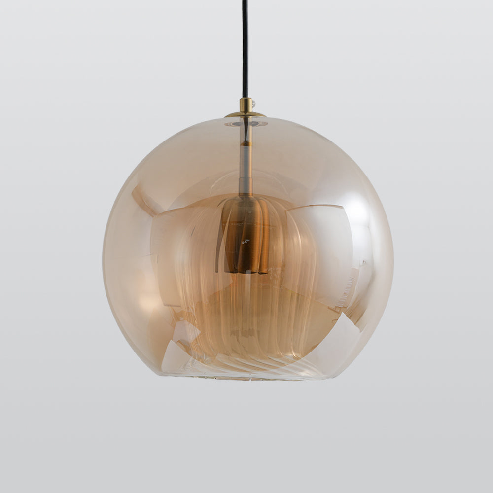 Valentina Pendant Light Clear/Amber Dining Room/Living Room Glass