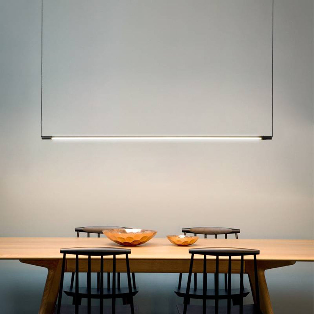 Zynar Minimalist Linear Suspension Black Bedroom