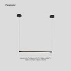 Zynar Minimalist Linear Suspension Black Bedroom