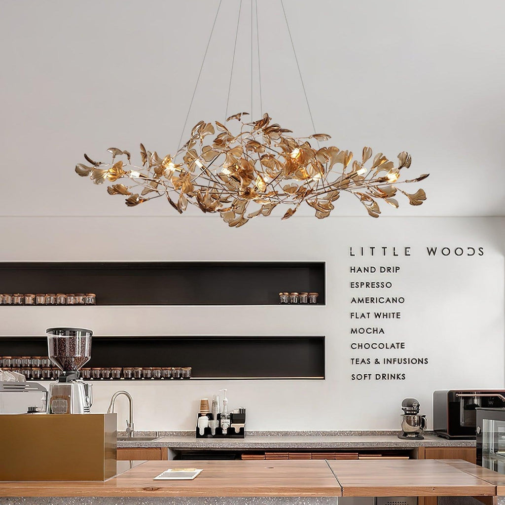Ava Ginkgo Chandelier