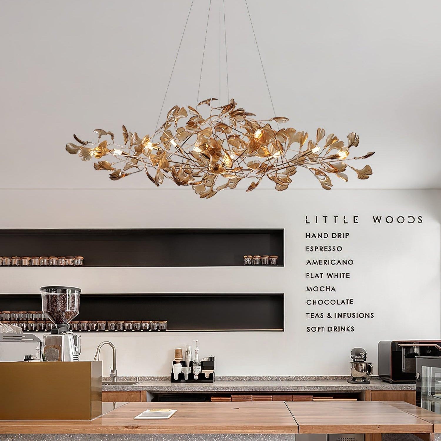 Ava Ginkgo Chandeliers