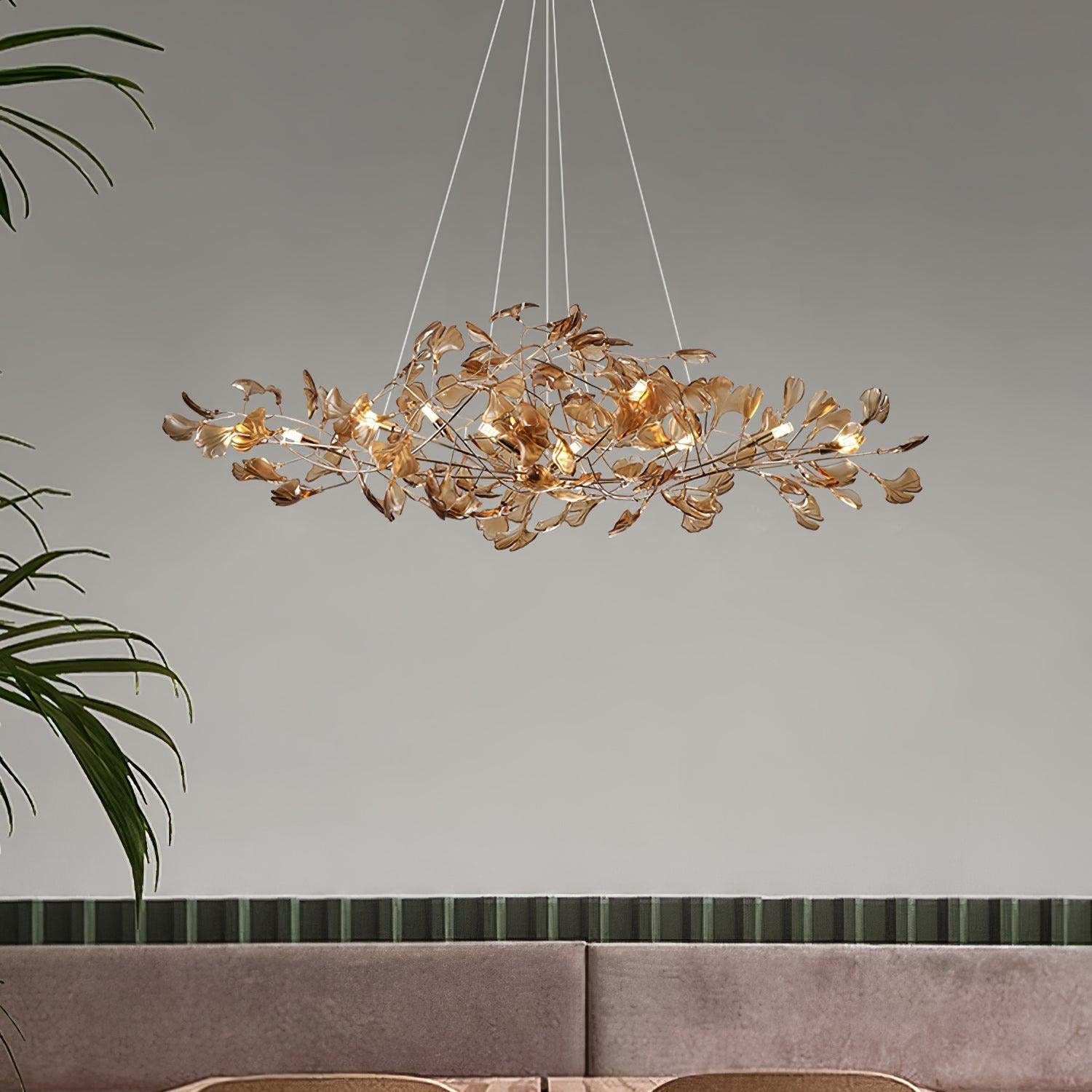 Ava Ginkgo Chandelier