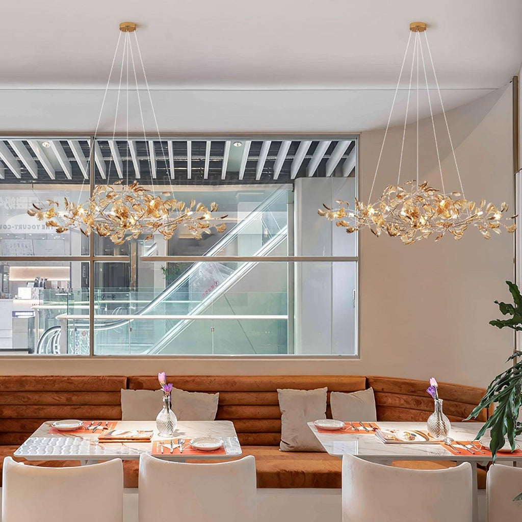 Ava Ginkgo Chandeliers
