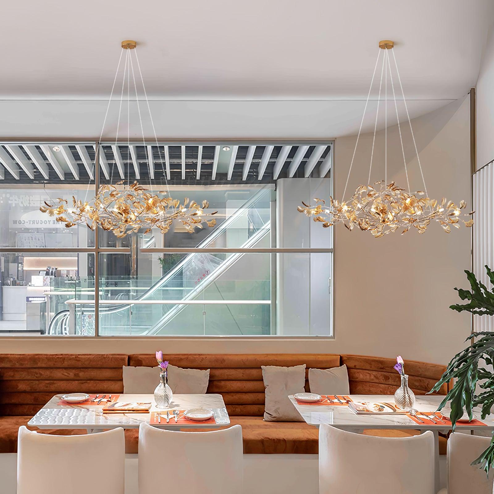 Ava Ginkgo Chandelier