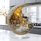 Livelle – Acrylic Moon Lamp with Village Decoration