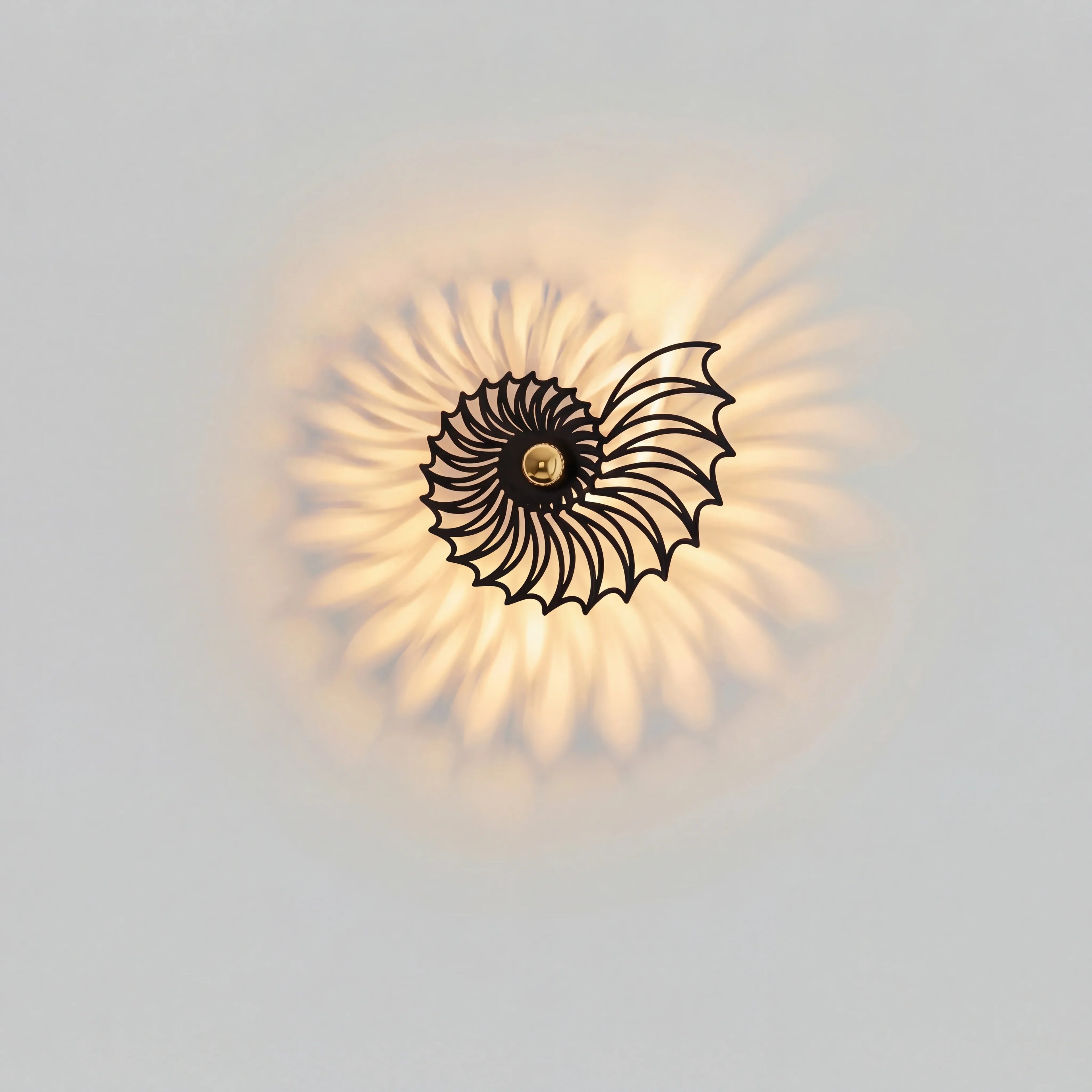 Aegir Nautilus Design Decorative LED Wall Lamp