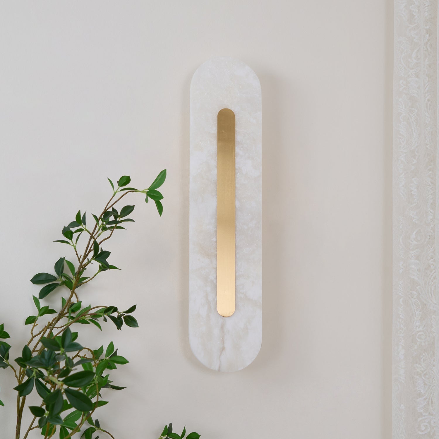 Selvia Wall Sconce in Alabaster
