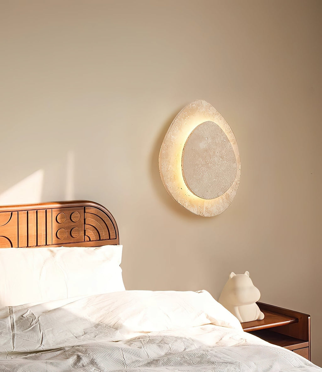 Yrvuvyn Wall Sconce in Travertine Individual Creativity