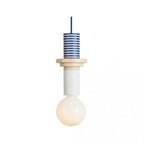 Alvar Multicolor Geometric Wood Pendant Light