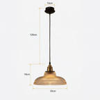 Aureli – Glass Pendant Lamp with Warm Light for Dining Table & Living Room