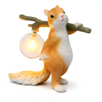 Nyx - Resin Squirrel LED Night Light Table Lamp
