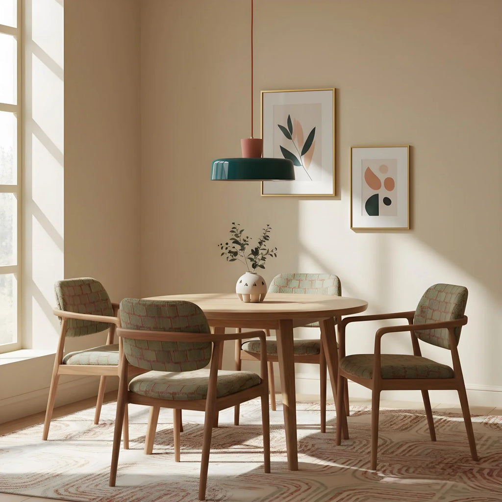 Arlo Retro Peacock Blue Iron Pendant Light