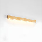 Linear Wood and LED Wall Sconce Minimalist Design