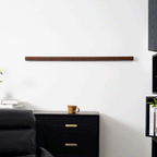 Linear Wood and LED Wall Sconce Minimalist Design