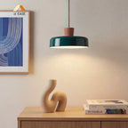 Arlo Retro Peacock Blue Iron Pendant Light