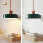 Arlo Retro Peacock Blue Iron Pendant Light