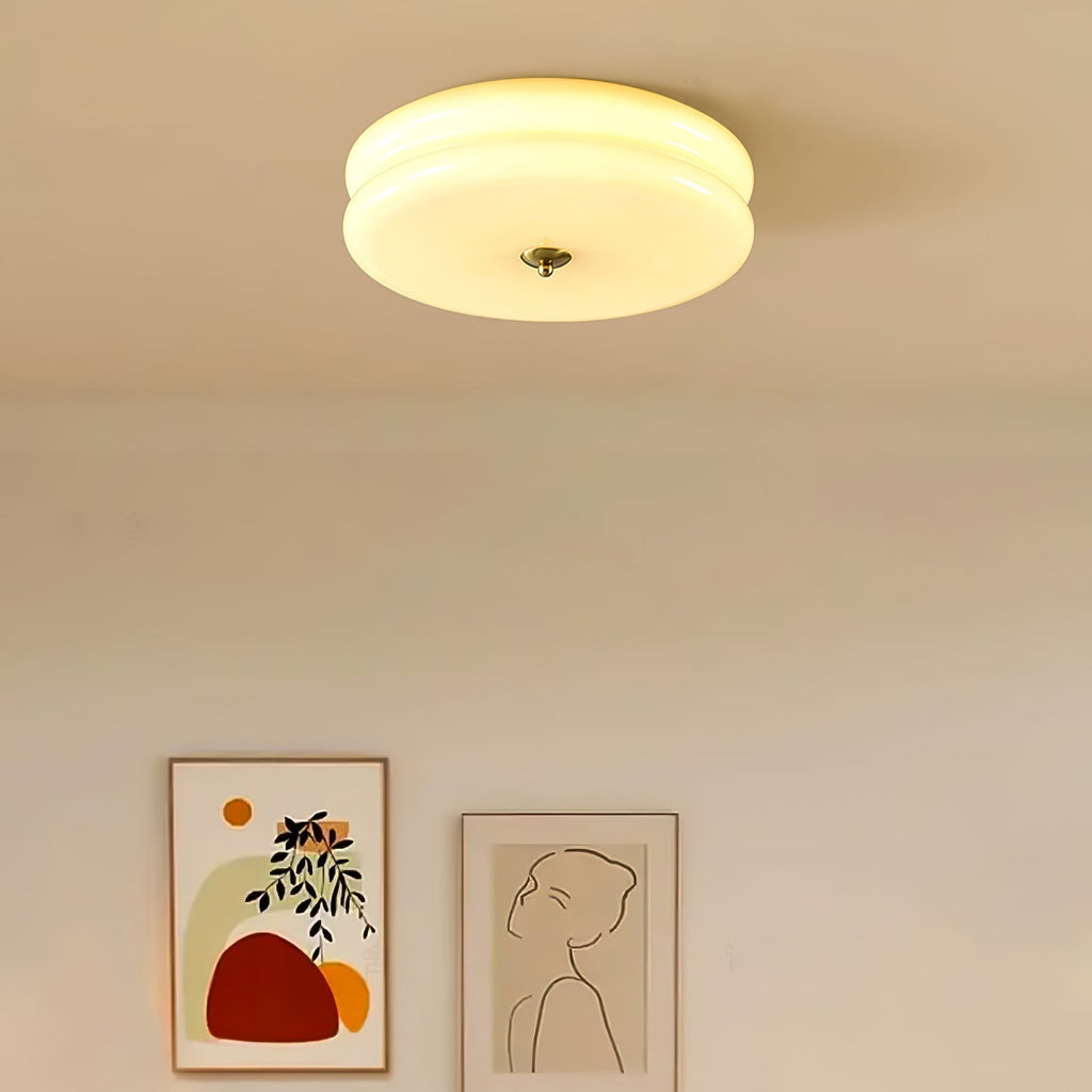 Art Deco Vintage Glass Ceiling Light