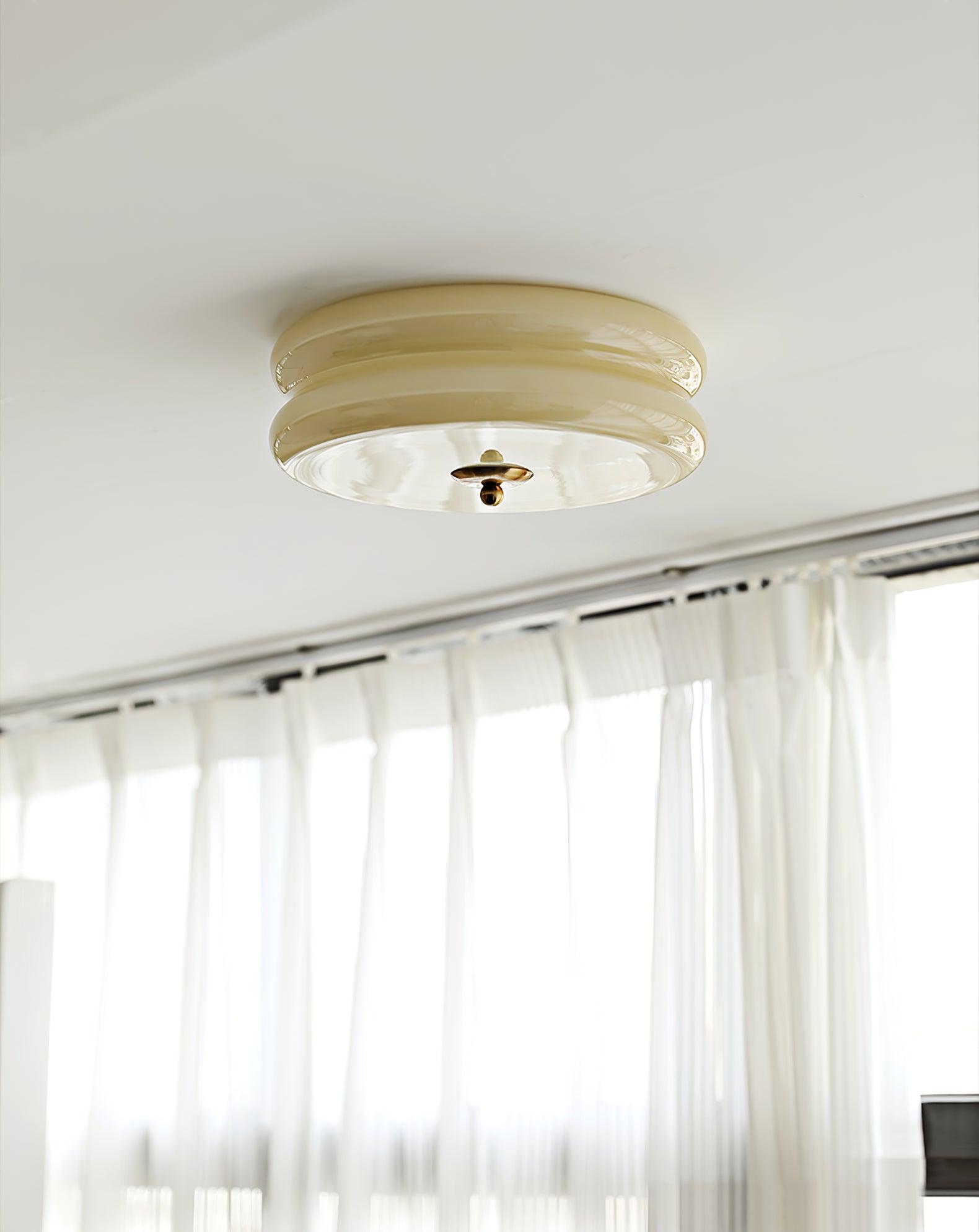 Art Deco Vintage Glass Ceiling Light