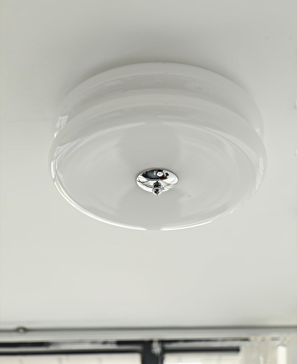 Art Deco Vintage Glass Ceiling Light
