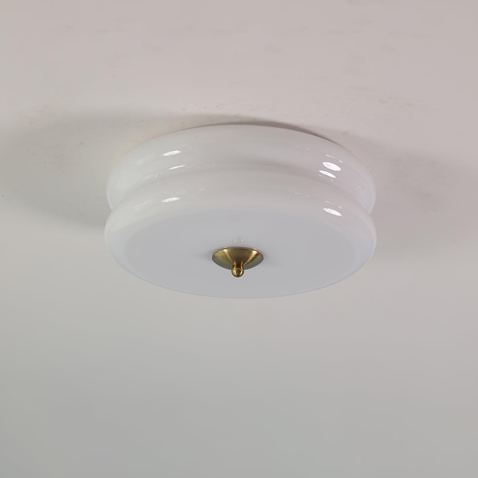 Art Deco Vintage Glass Ceiling Light