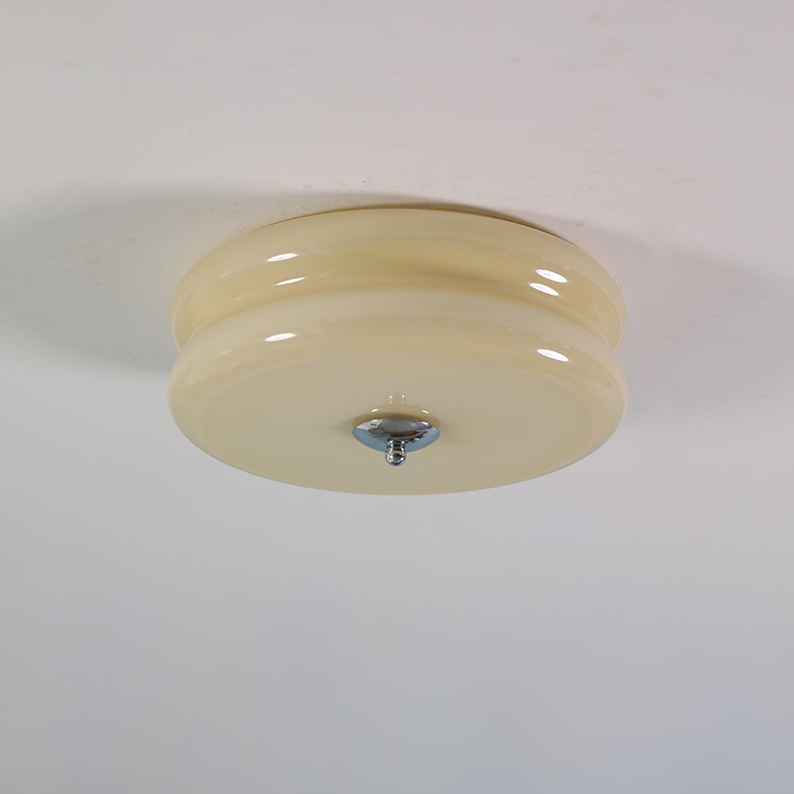 Art Deco Vintage Glass Ceiling Light
